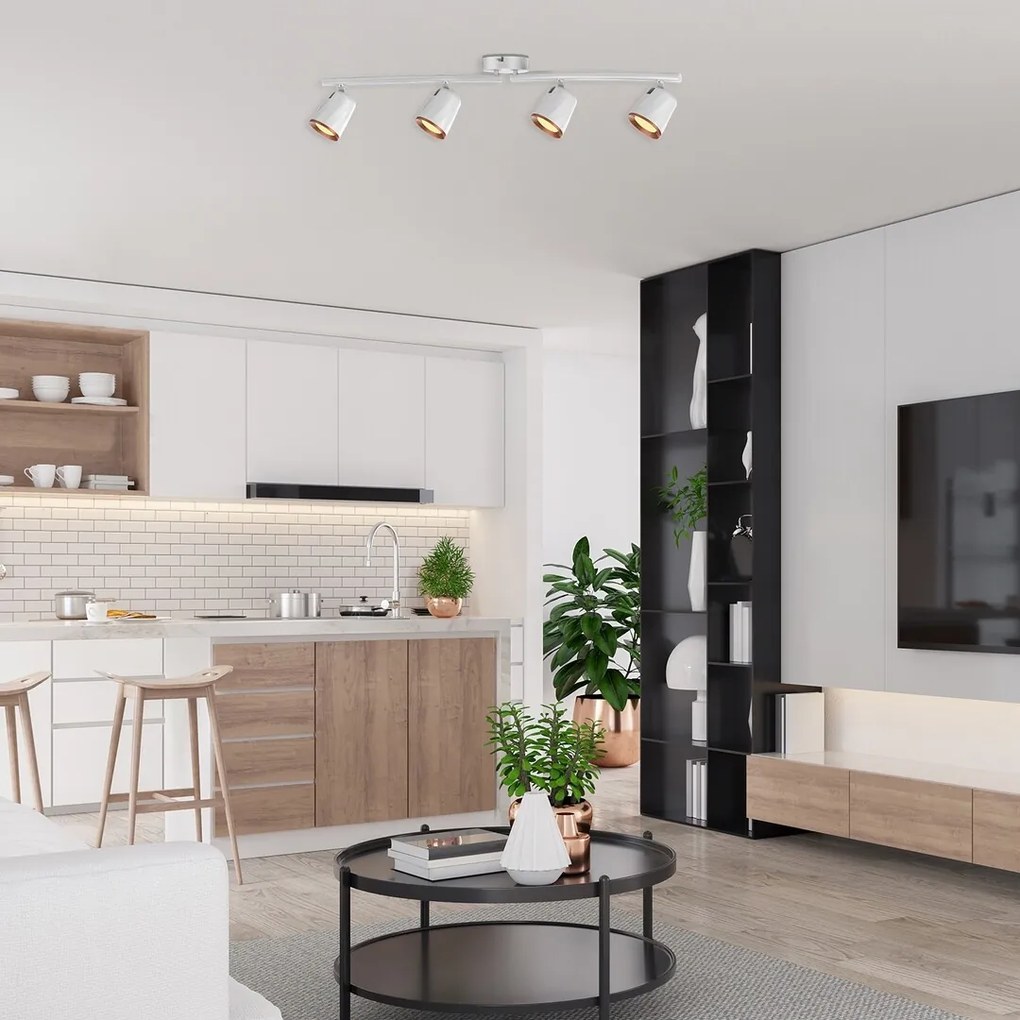 Lustra aplicata cu 4 spoturi LED Solange 5048 RX