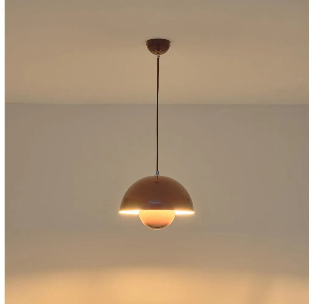 Lustră pe cablu 1xE27/15W/230V roșu