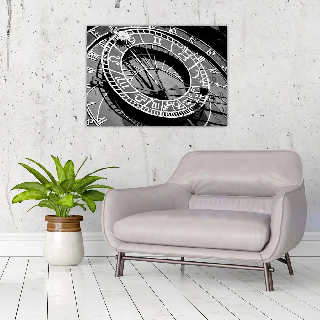 Tablou pe sticlă - Ceasul Astronomic, Praga, Republica Cehă (70x50 cm)