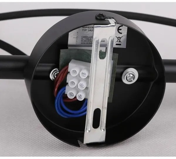 Lustră pe cablu COX 3xE27/60W/230V