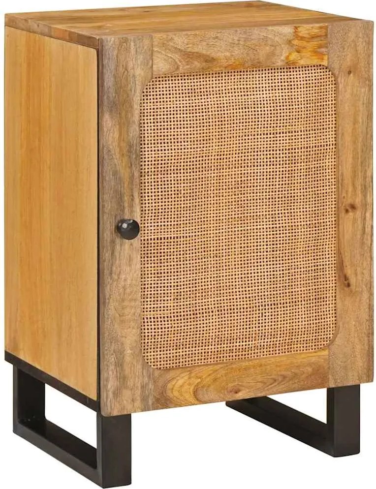 vidaXL Dulap de Baie cu raft Maro 38 x 33 x 58 cm Lemn de mango solid