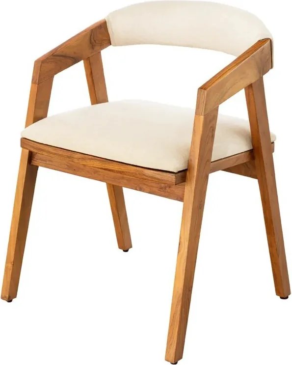 Scaun dining material textil gri deschis si lemn MAMMUT