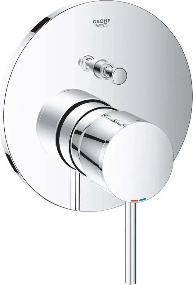 Baterie cada - dus incastrata Grohe Atrio crom