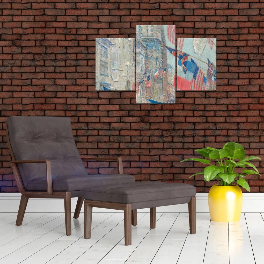 Tablou - Childe Hassam, Allies day, reproducere (90x60 cm)