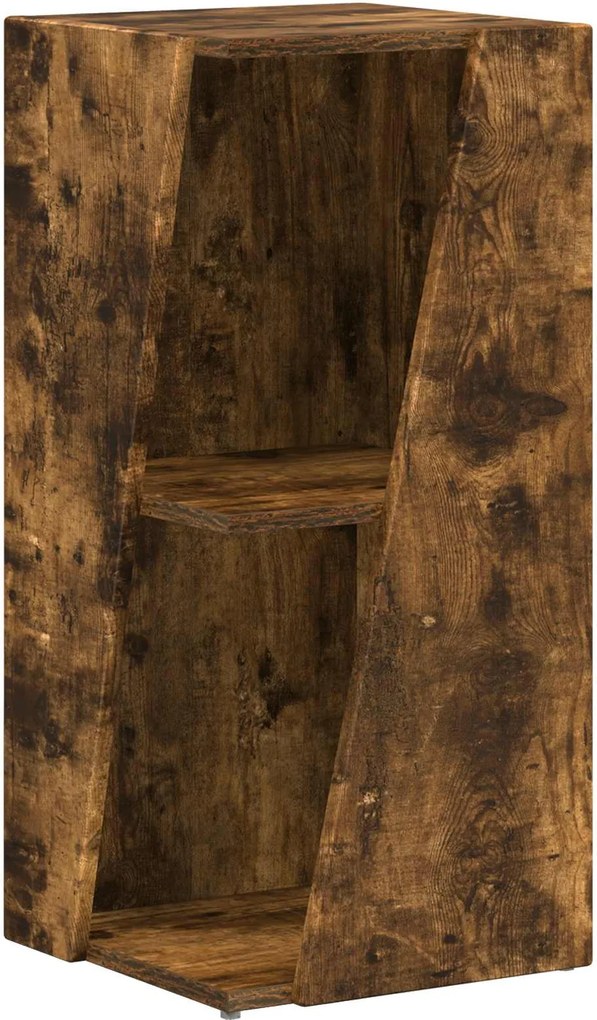 vidaXL Raft lateral Stejar fumuriu 33 x 32 x 70,5 cm Lemn compozit