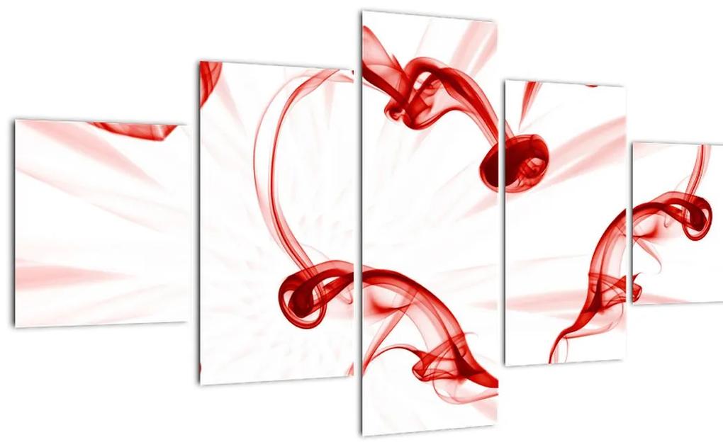 Tablou cu inima din fum (125x70 cm), în 40 de alte dimensiuni noi