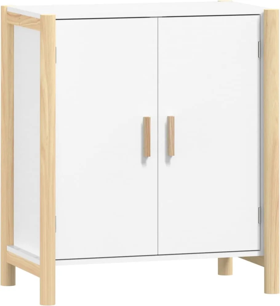 vidaXL Servantă, alb, 62x38x70cm, lemn prelucrat