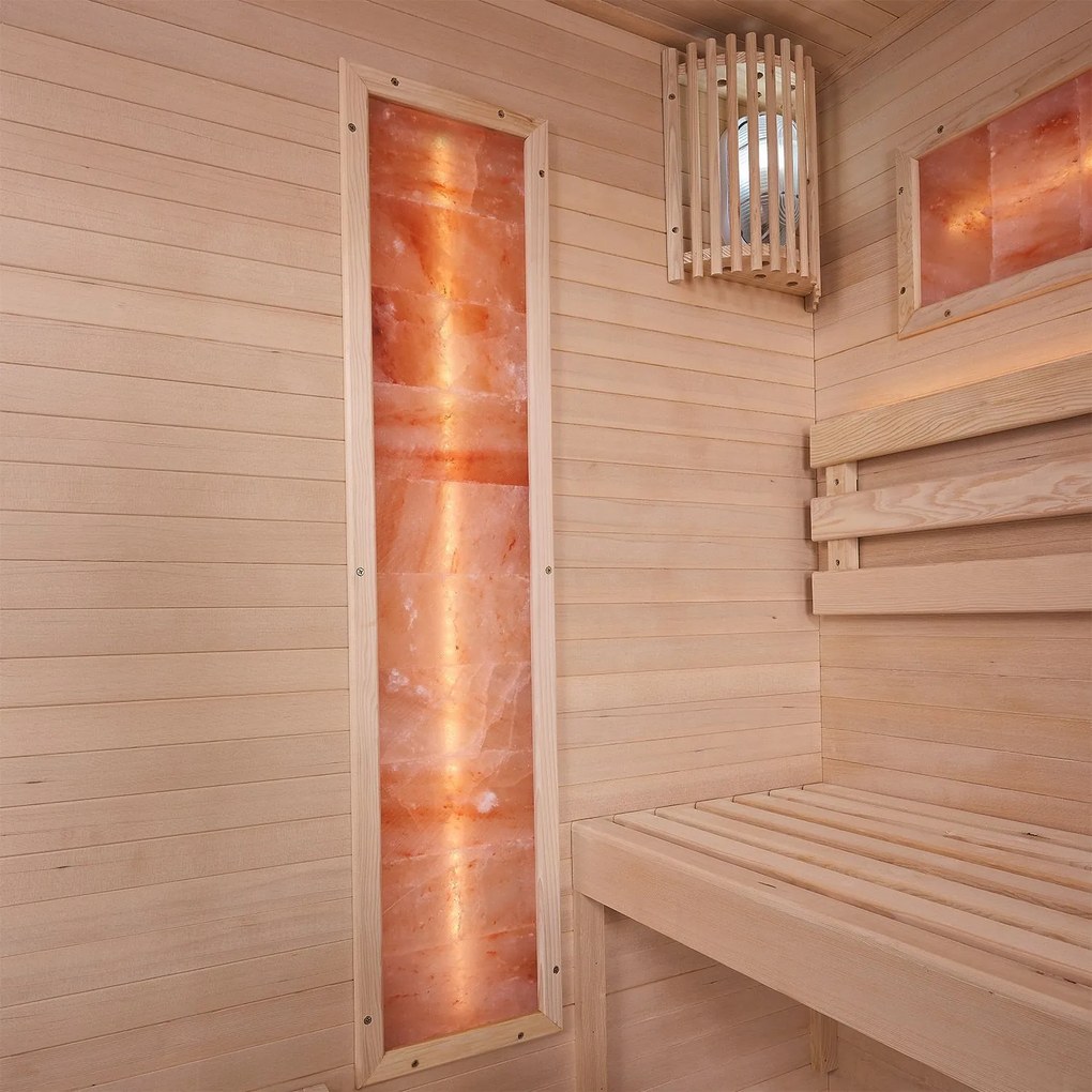 Vnútorná sauna Vantaa 175 so soľnými kameňmi