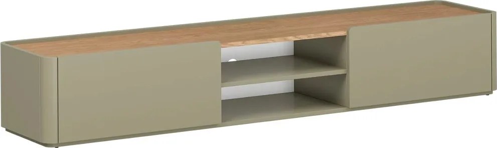 Comodă TV cu sertar Elivo 220 cm - eucalipt / stejar baltic dune