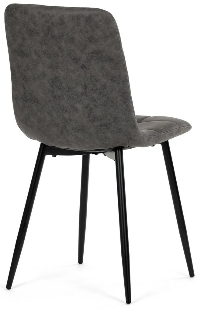 Set de scaune de sufragerie Vintage CT-281 BK3, 4buc