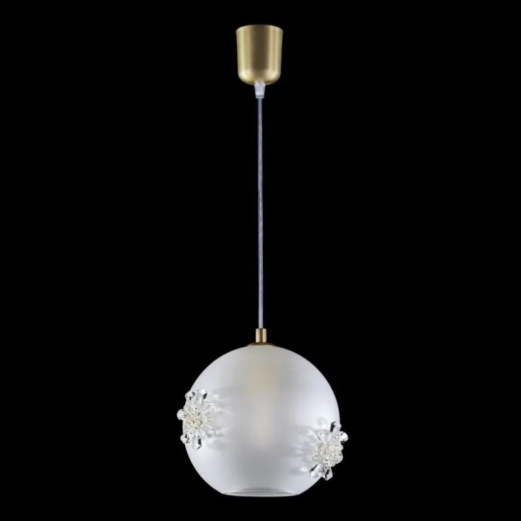 Lustra LUX decorativ fulgi de zapada din cristal SNOWFLAKE 02B-SB