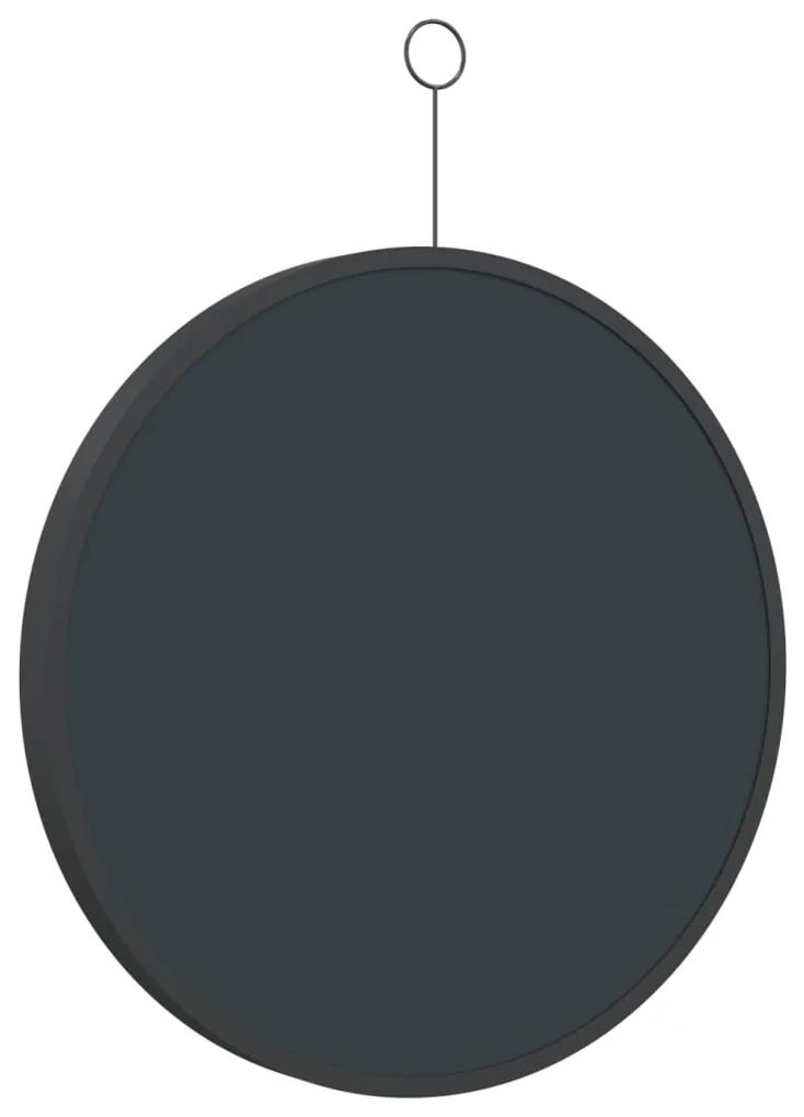 Oglinda suspendata cu agatatoare, negru, 40 cm 1, 40 cm