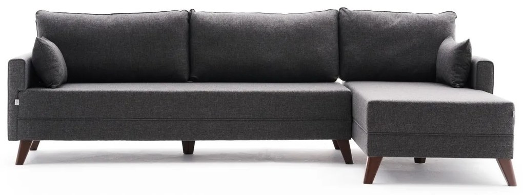 Canapea de colț Bella Corner Sofa Right - Anthracite