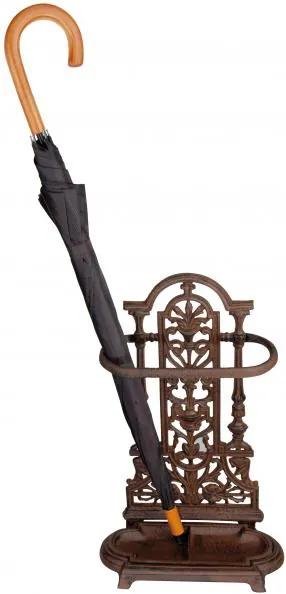 Suport de umbrele, din fonta, model clasic, 50x30x12 cm