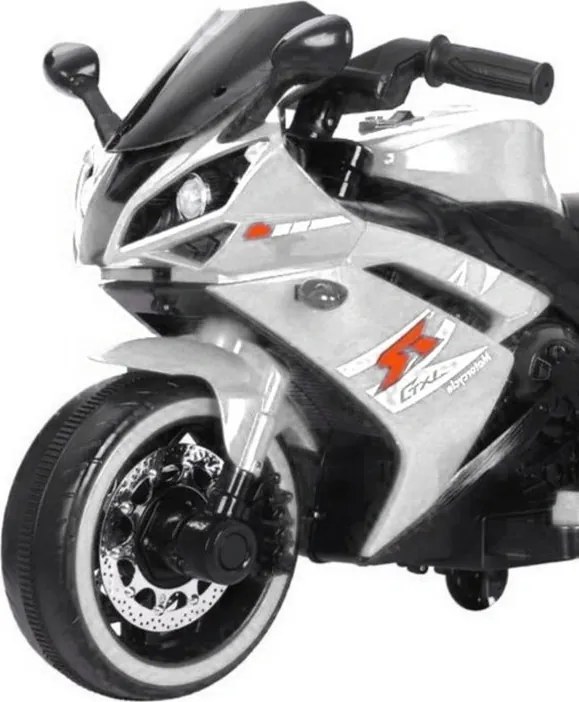 Motocicleta Electrica cu Acumulator Pentru Copii NOVOKIDS™ Storm Motor Duo GTX, Cu melodii si lumini, 12V, Max 30 kg, Trotineta Electrica, Roti
