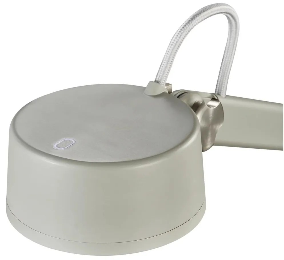 Lampa 3 in 1, lampa de birou sau aplica de perete moderna NOBU gri