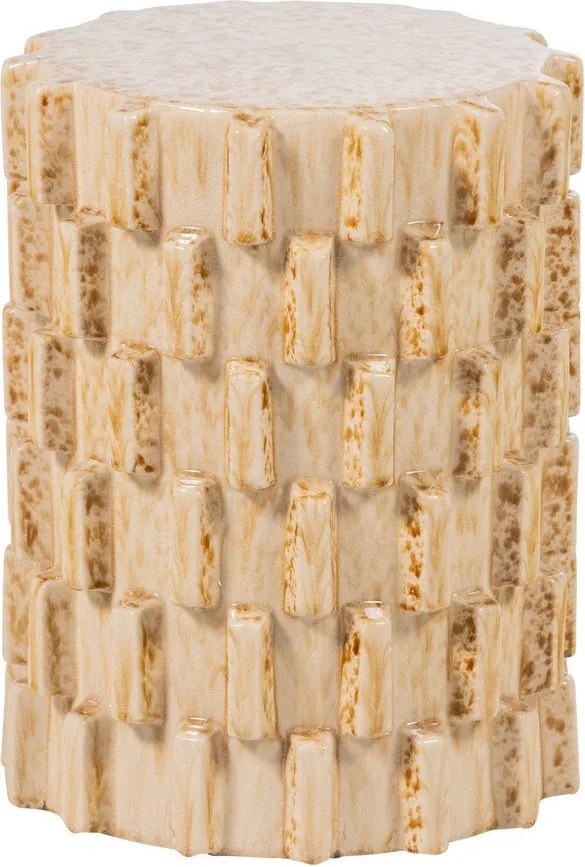 Măsuță auxiliară rotundă din ceramică ø 35 cm Axu – WOOOD