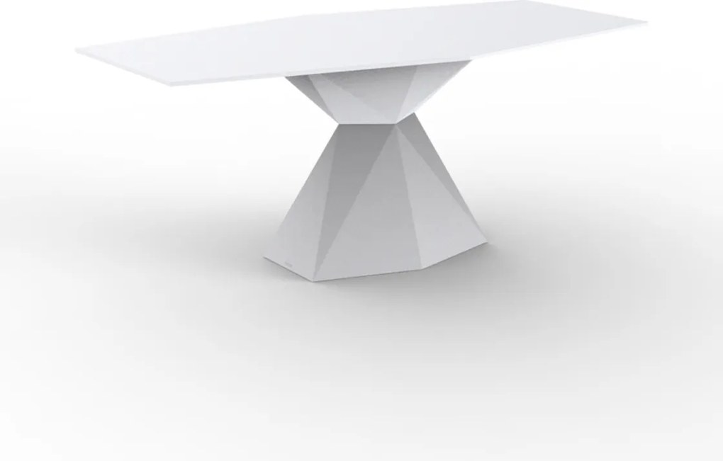 Masa dining de exterior / interior design ultra-modern premium 180x94cm VERTEX 51008 VONDOM