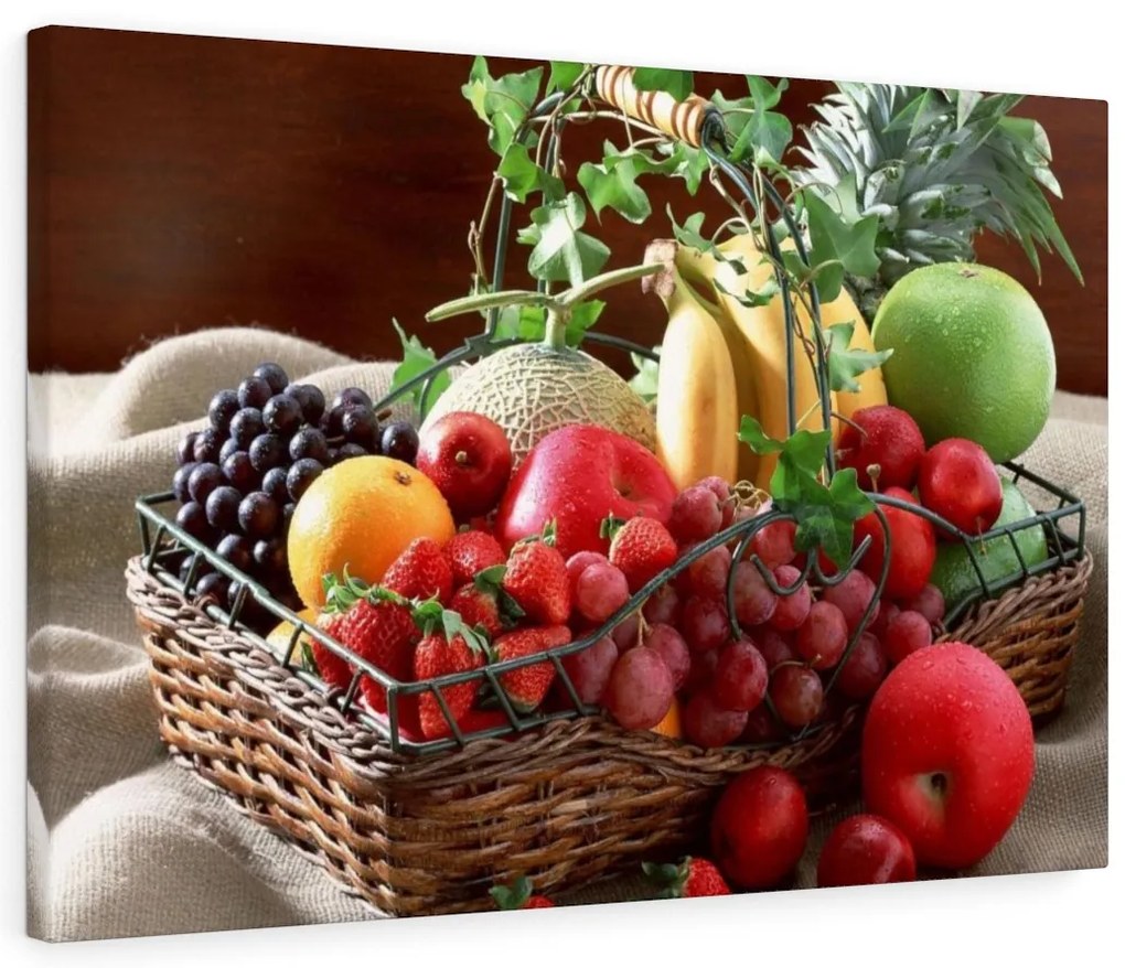 Tablou canvas Fruits Basket 120x80 cm