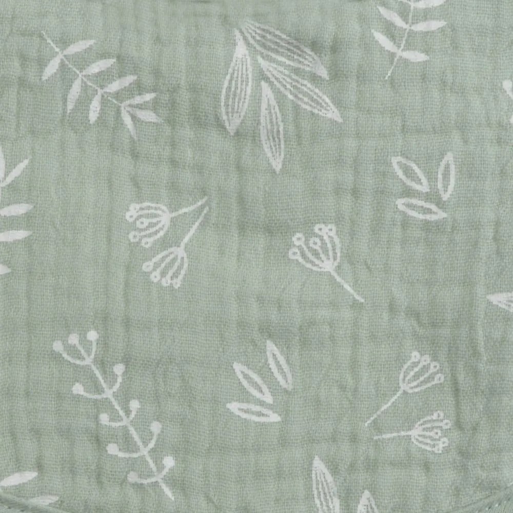 Bavete verde 2 buc. din muselină – Bébé Douceur