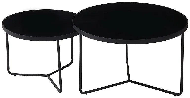 Set 2 mese de cafea Italia - Negru