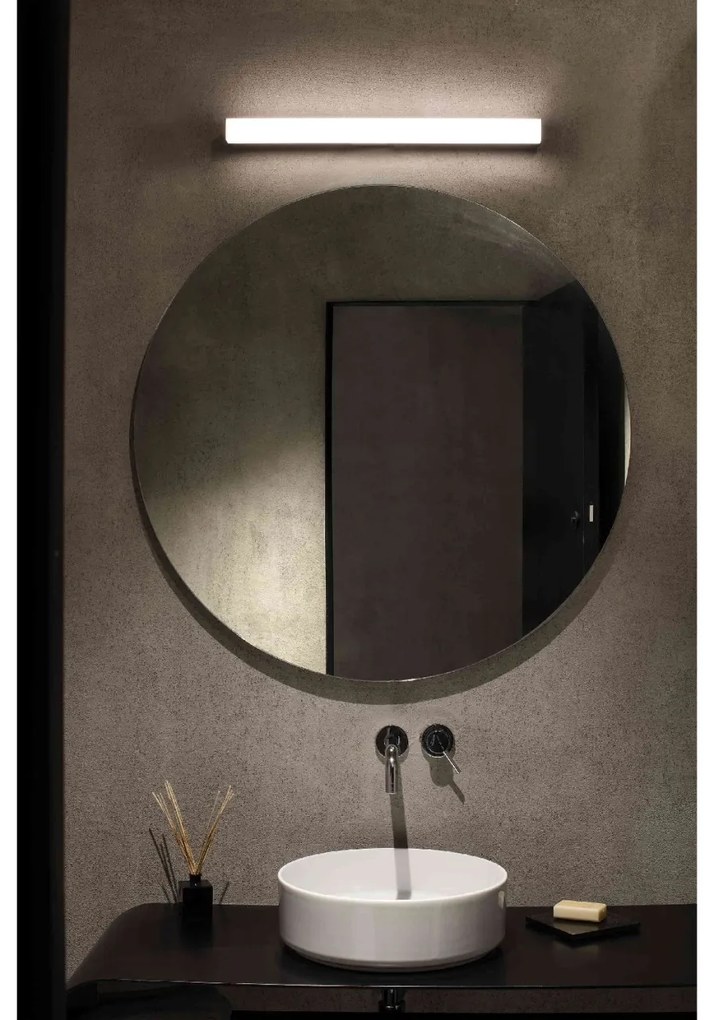 Aplica LED oglinda Baie IP44 stil modern liniar NILO-2 neagra 63317