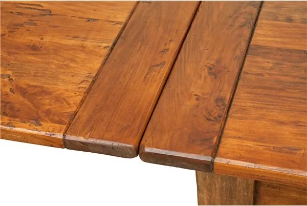 Masa extensibila, L120(210) 80 H80 cm, nuc antichizat, lemn masiv