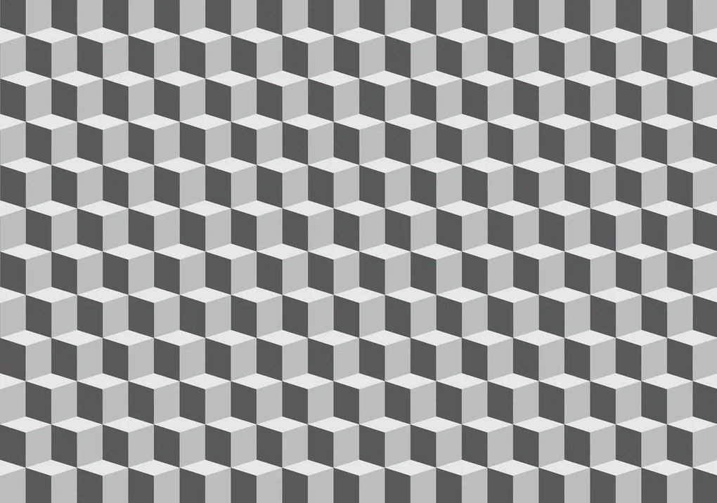 Fototapet - Pătrate 3D (254x184 cm), în 8 de alte dimensiuni noi