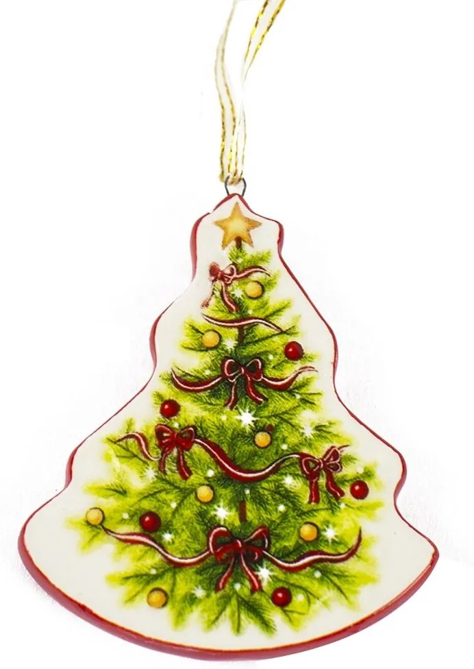 Decoratiune ceramica pentru brad 10 cm