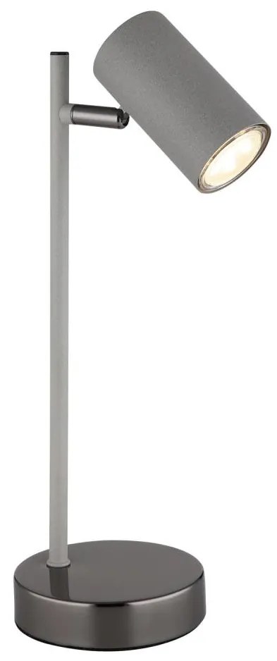 Lampă de masă Globo 57911TS ROBBY 1xGU10/5W/230V gri/antracit
