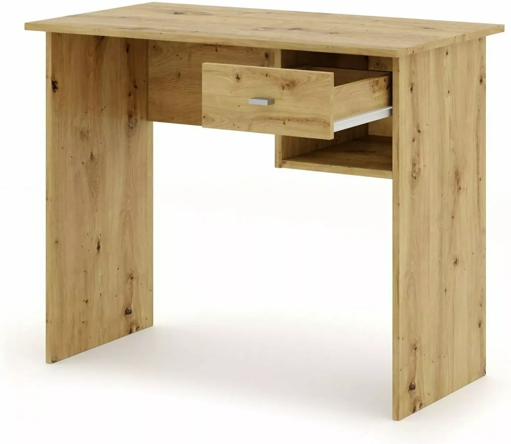 Birou cu blat in decor stejar artisan B-011