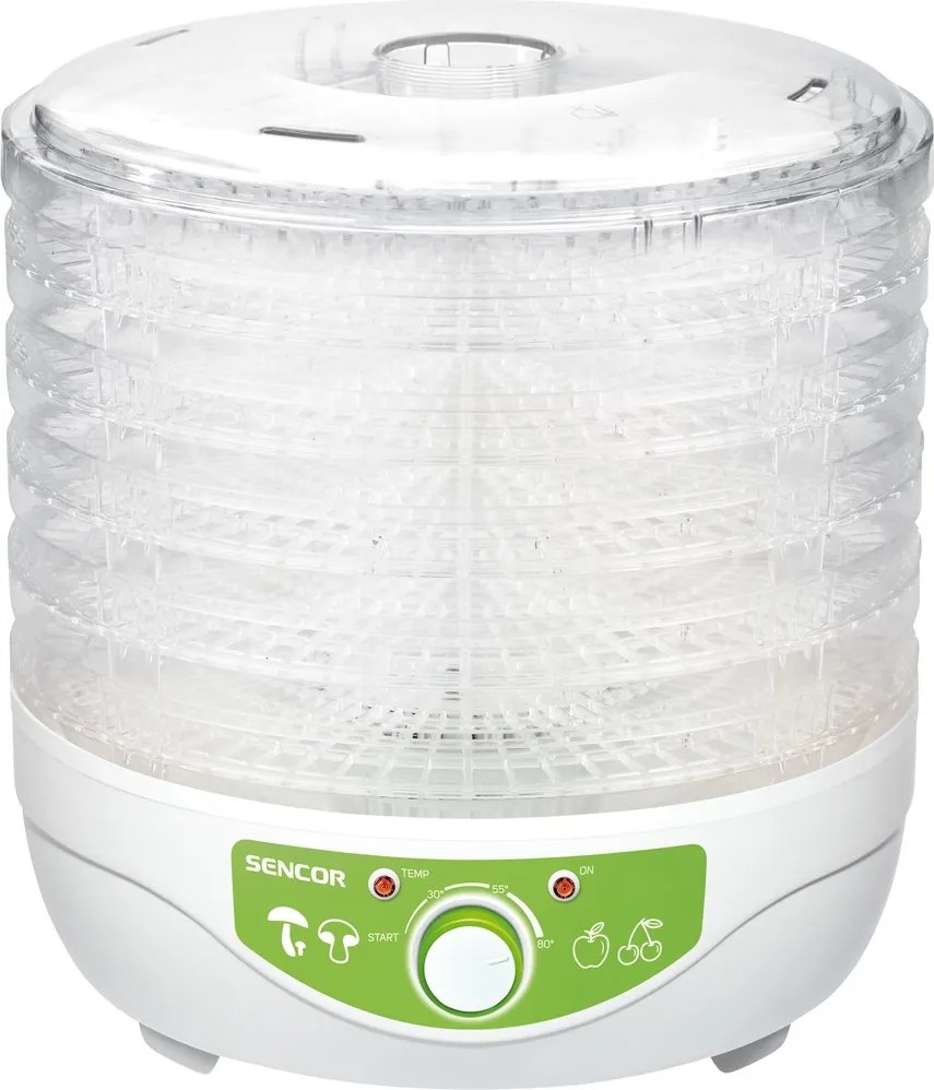 Dezhidrator de alimente Sencor SFD 790WH, cu reglare a temperaturii, alb