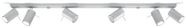 Spot de tavan Sollux SL.0454 RING 6xGU10/10W/230V