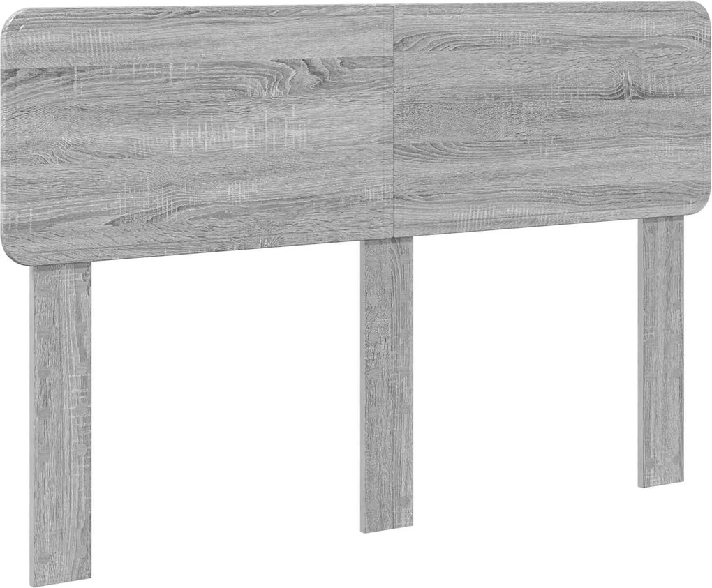 vidaXL Tăblie cap Gri Sonoma 150 cm Lemn compozit