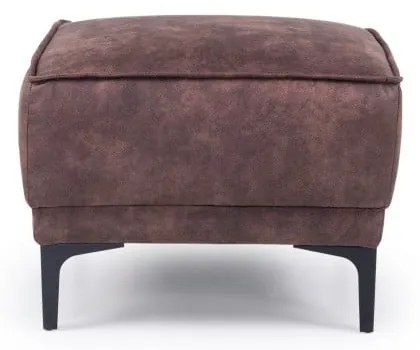 Taburet maro cu tapițerie din imitație de piele Copenhagen – Scandic