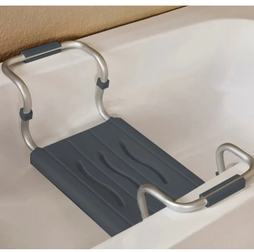 Spirella Scaun reglabil pentru cadă, gri, 50-65 cm