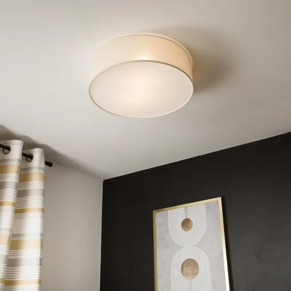 Plafonieră SIRJA DOUBLE 4xE27/15W/230V d. 45 cm crem