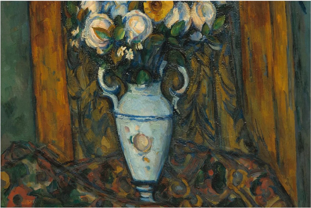 Tablou - Paul Cézanne, Vase of Flowers, reproducere (90x60 cm)