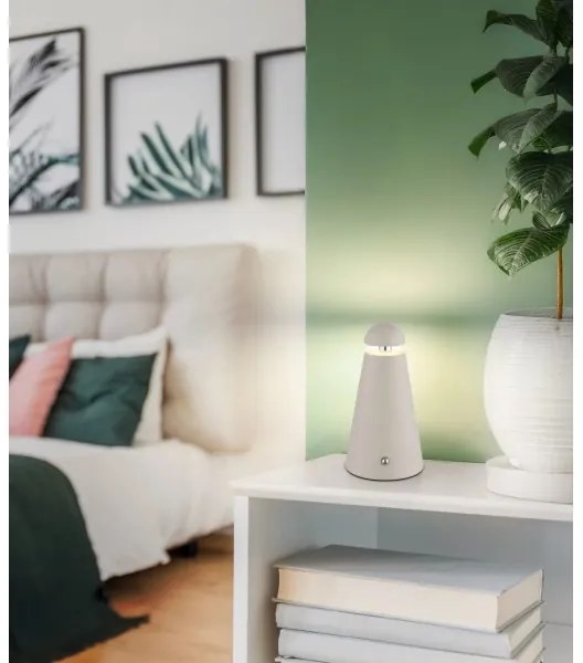 Globo 21042B - Lampă de birou reîncărcabilă LED LIVA, dimabilă cu control tactil, LED/1,2W/5V 1200 mAh