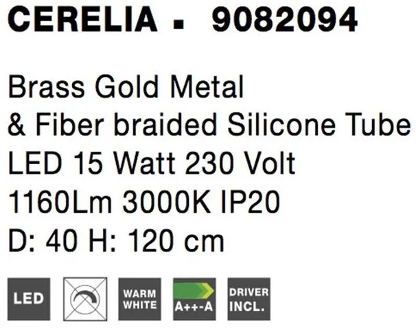 Lustra LED moderna, design deosebit CERELIA NVL-9082094