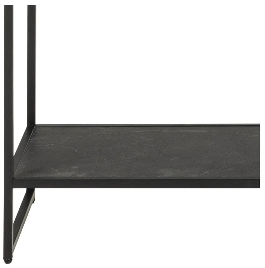 Bibliotecă neagră 120x185x35 cm Strington – Actona