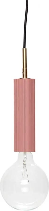 Lustra suspendata roz din ciment 6x26 cm Hubsch