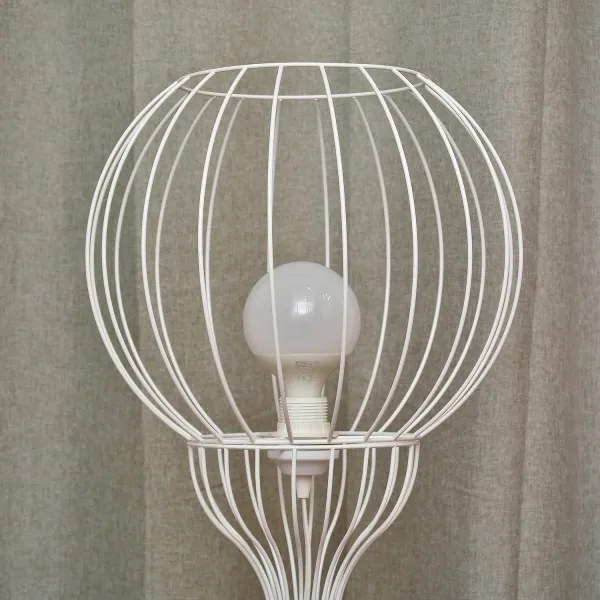 Lampă de podea MERCURE, 1xE27/15W/230V, albă