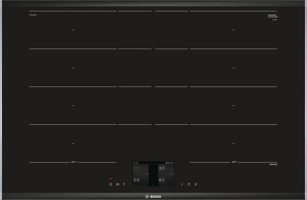 Plita Cu Inductie Incorporabila Bosch PXY875KW1E FlexInduction Serie 8 ...