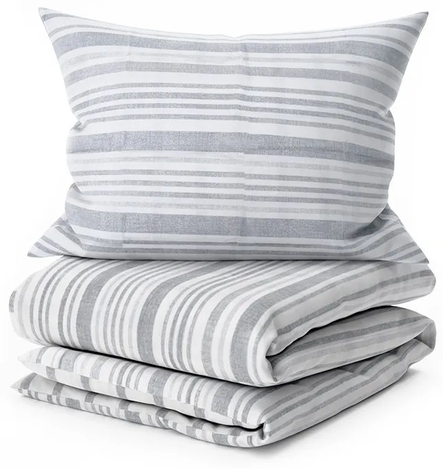 Lenjerie din bumbac Renforcé LINKY gri Dimensiune lenjerie de pat: 70 x 90 cm | 140 x 220 cm