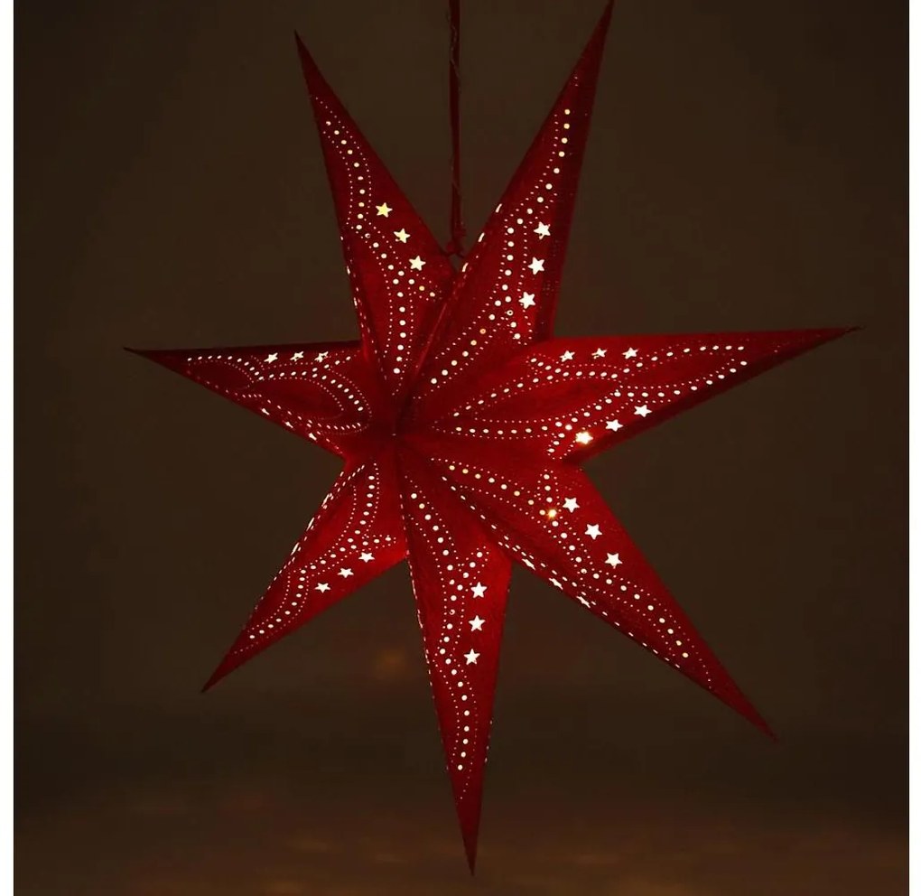 Decorațiune LED de Crăciun Retlux LED/3xAA roșu