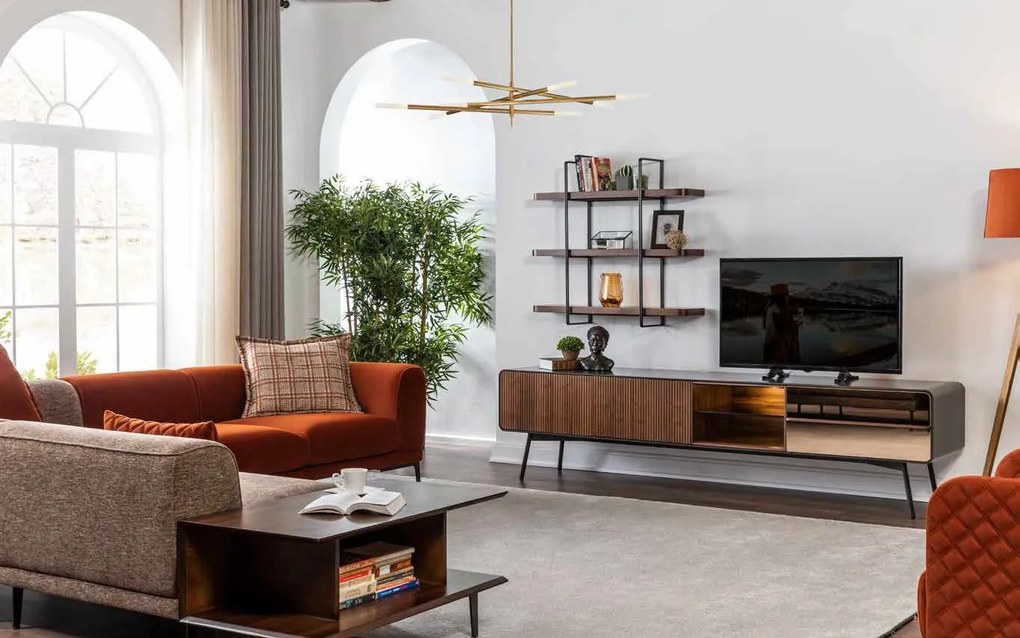 Comoda de tv cu unitate de perete pentru living - arcadia
