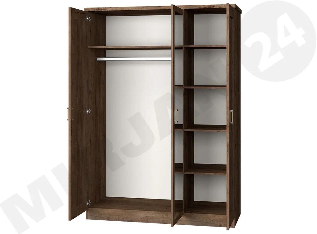Dulap cu oglindă Nyssa N15 (stejar vechi de secol). 1058248