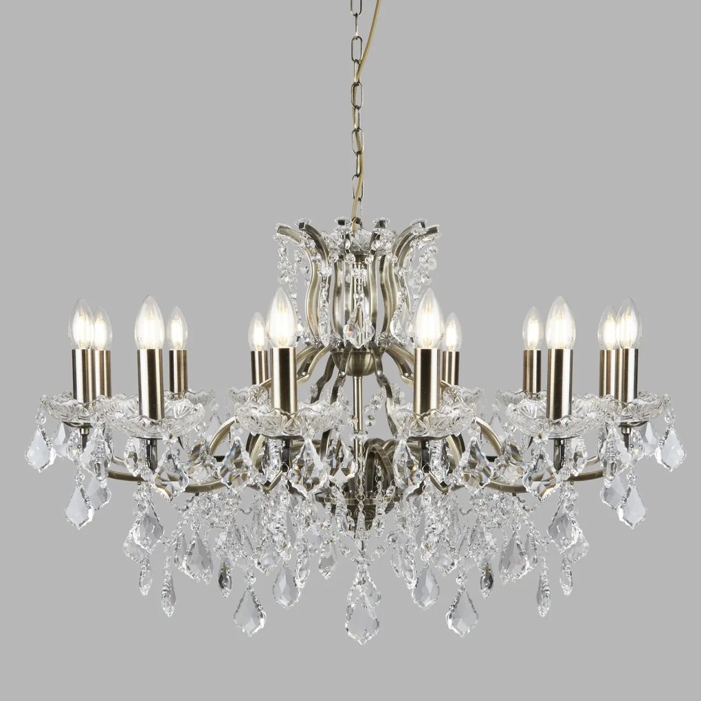 Candelabru stil clasic cu 12 brate Paris alama antic 87312-12AB SRT