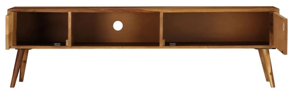 Comoda TV, 140x30x40 cm, lemn masiv de sheesham